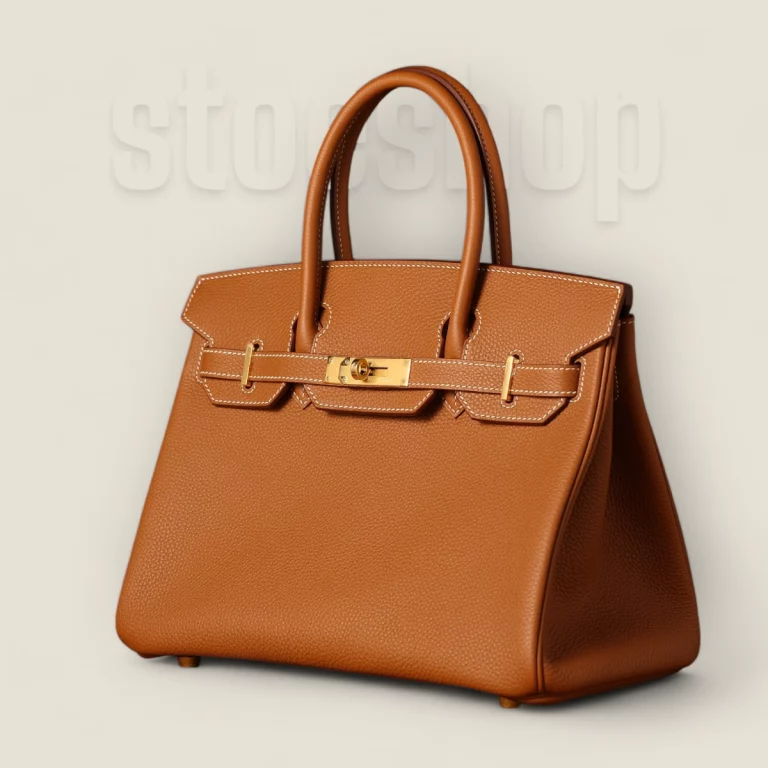 獨家純手工縫製 高仿 愛馬仕 Birkin 30 金棕金扣 高品質版 愛馬仕
