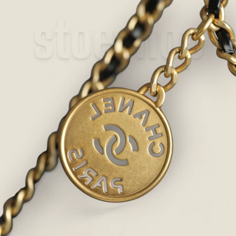 頂級精仿Chanel 23S春夏系列黑金Mini購物袋高仿精品