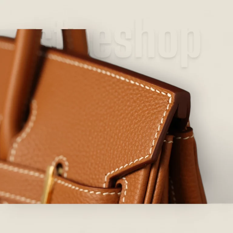 獨家純手工縫製 高仿 愛馬仕 Birkin 30 金棕金扣 高品質版 愛馬仕