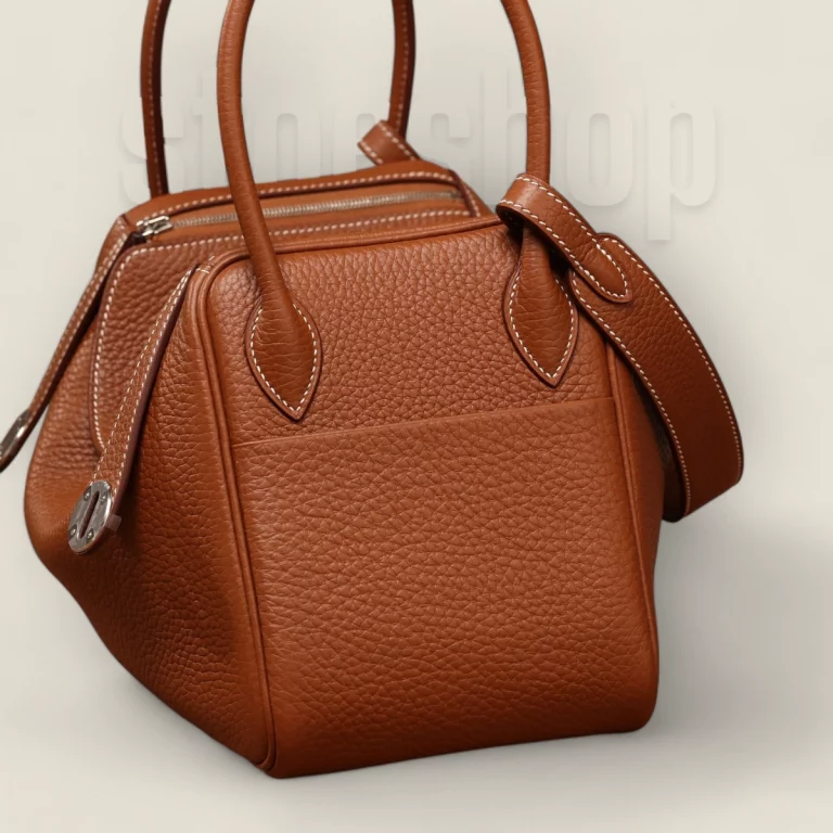 高仿台灣愛馬仕Hermes*Lindy26金棕色銀扣全手工版本 19 高仿台灣愛馬仕Hermes*Lindy26金棕色銀扣全手工版本