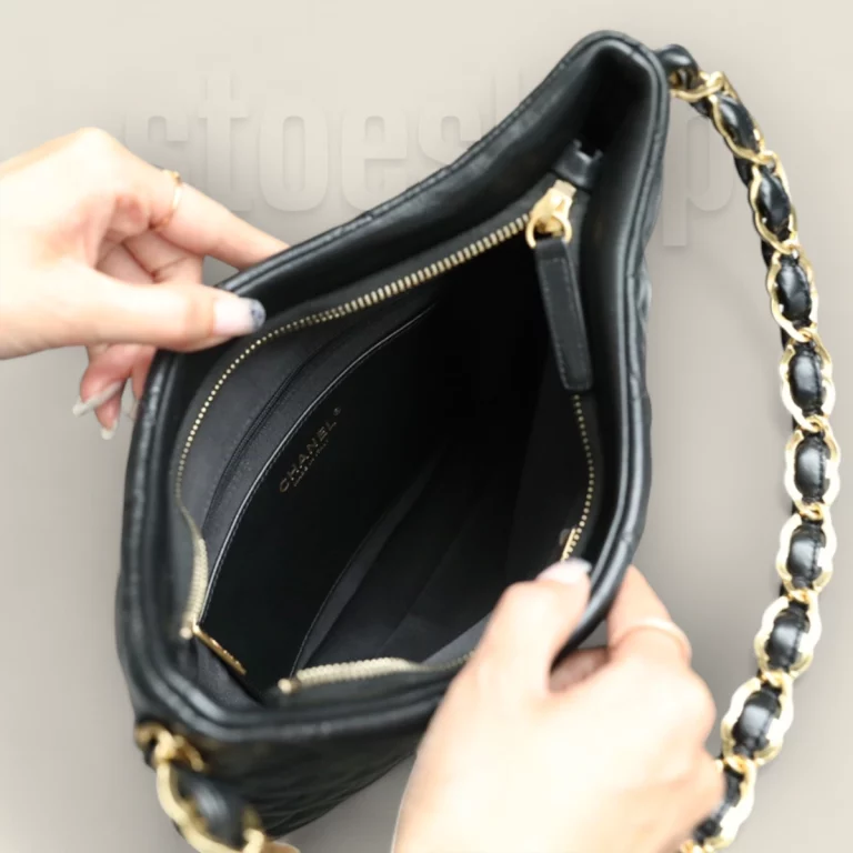 原單Chanel單肩包麻將包Hobo系列黑金大號 15 原單Chanel單肩包 原單Chanel單肩包麻將包Hobo系列黑金大號 原單Chanel單肩包