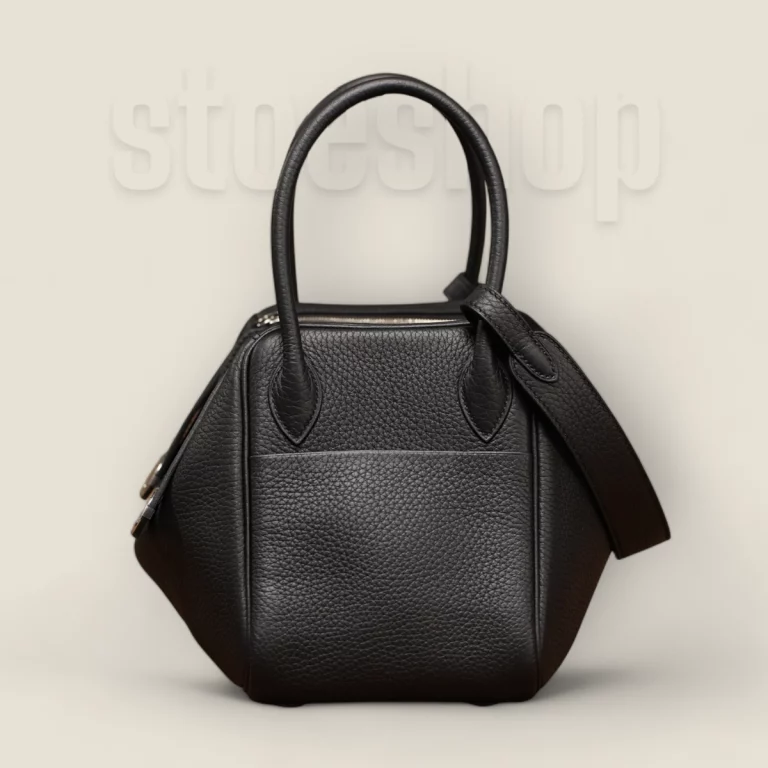 高仿頂級愛馬仕Hermes*Lindy26黑色銀扣全手工版本