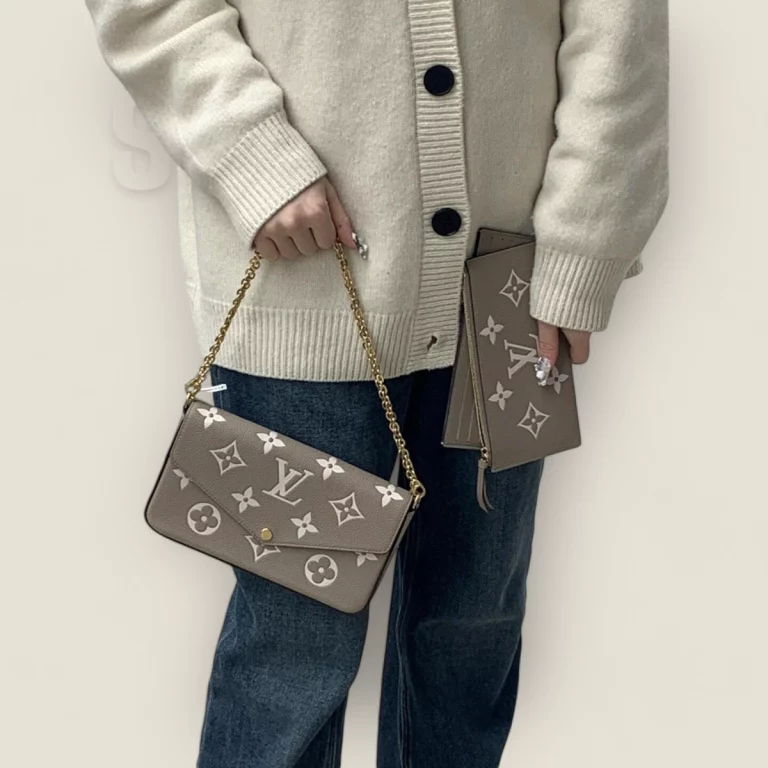 頂級原單高仿LV Pochette Felicie系列M82610鏈條包，精緻復刻品質 頂級原單高仿LV