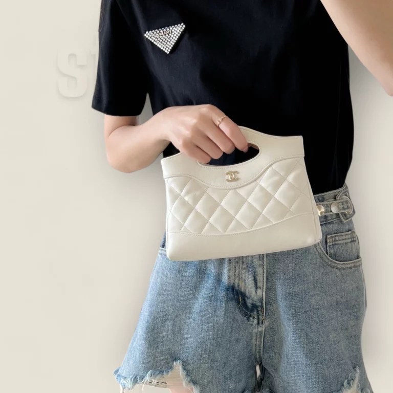 頂級高仿香奈兒24S春夏系列AP3656|白色單肩包經典款