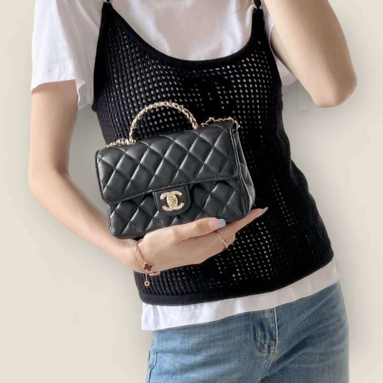 高仿香奈兒23A系列水鑽手提包，香港品質，時尚奢華必備