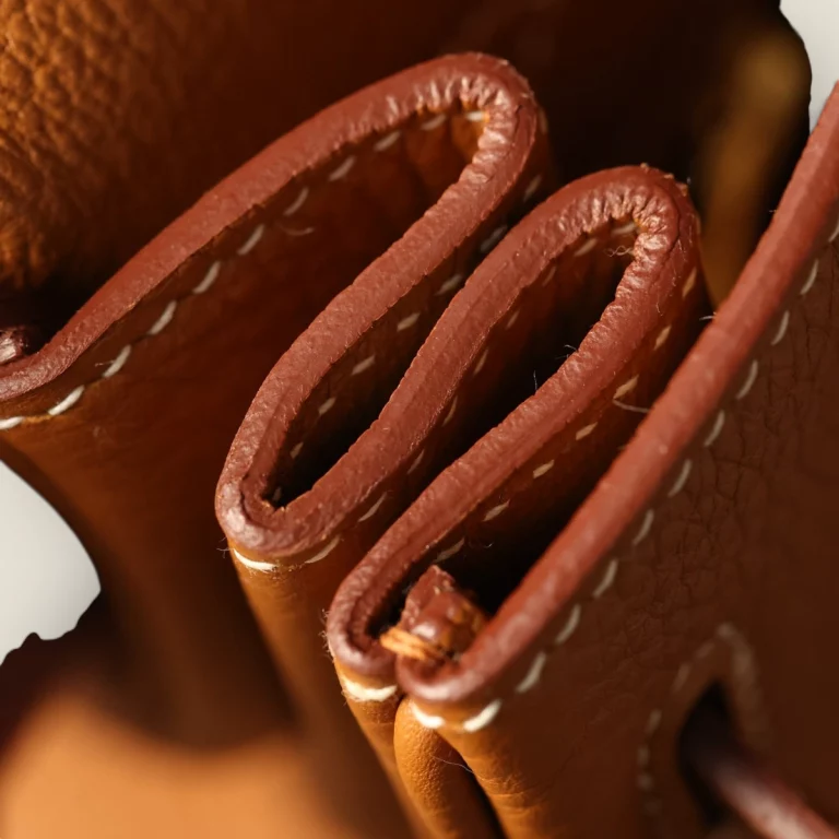 頂級高仿Hermes*Birkin25金棕色金扣全手工版本 Hermes
