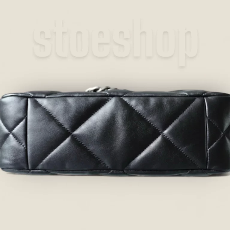 Chanel購物袋Bag19系列黑色小羊皮高端仿真版，頂級品質打造 Chanel購物袋