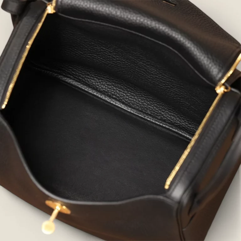 原單愛馬仕高仿Hermes*Lindy26黑色金扣 全手工版本