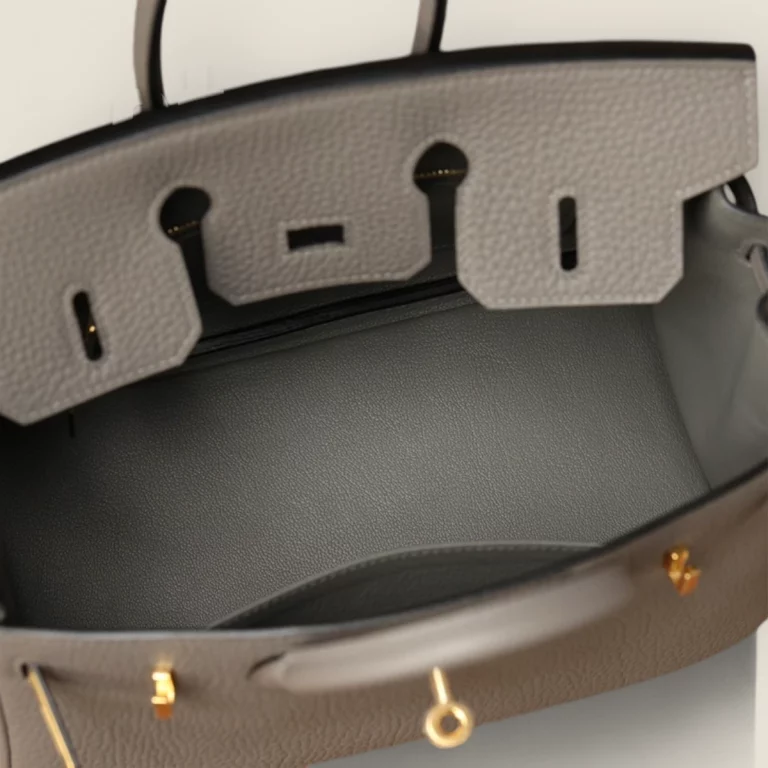愛馬仕 Birkin 25 積雨雲灰金扣 全手工製作 高品質版 愛馬仕 Birkin 25