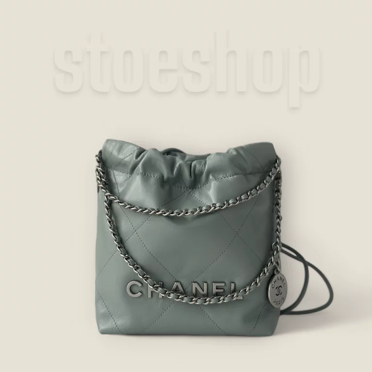 超A級高仿Chanel 23S系列霧霾藍Mini購物袋精細版