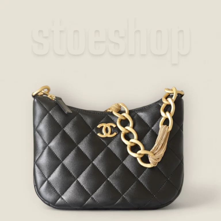 Chanel高仿奢侈品腋下包23aHobo系列黑金 12 Chanel高仿 Chanel高仿奢侈品腋下包23aHobo系列黑金 Chanel高仿