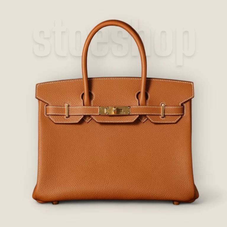 獨家純手工縫製 高仿 愛馬仕 Birkin 30 金棕金扣 高品質版 愛馬仕
