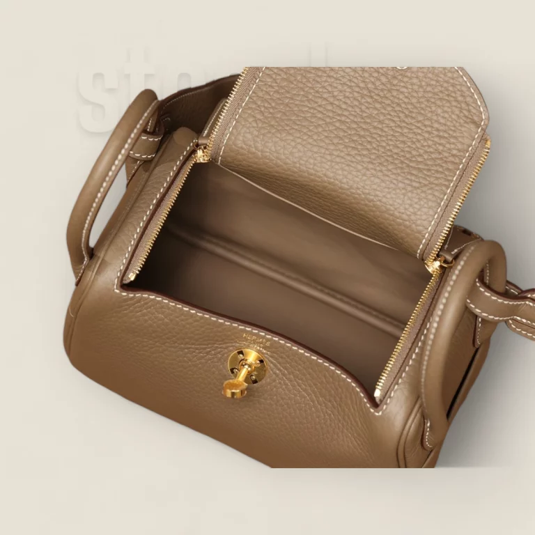 原單品質愛馬仕 Lindy mini 19系列高仿單肩包大象灰金扣 全手工版本 27 原單品質愛馬仕 Lindy mini 19系列高仿單肩包大象灰金扣 全手工版本
