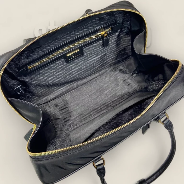 臺灣精品高仿普拉達Prada ReEdition系列手提袋：大號黑色複刻版 貨號: 1BB114-R064-F0002-V-OOO