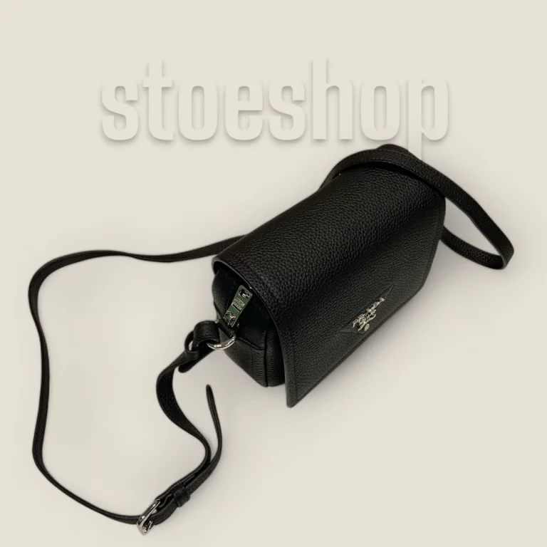 包包高仿普拉達Prada黑色斜跨單肩包1BD332 | 高品質時尚手袋 | 貨號: 1BD332-2DKV-F0002-V-3OO