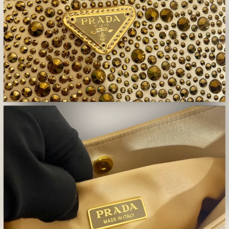 代購高仿普拉達Prada單肩包 | 1BC169金閃鑽，時尚與品質兼具 | 貨號: 1BC169-2AWL-F0522-V-HOO