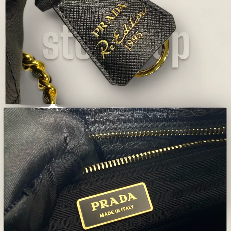 代購高仿普拉達Prada ReEdition系列中古袋 - 1BG468黑色