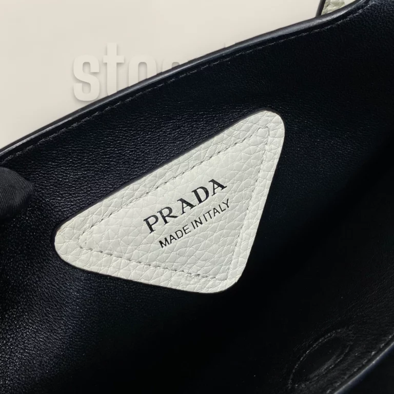 臺灣精品高仿普拉達Prada托特系列菜籃子大號白色 | 精選奢華購物袋 1BG338-2DKV-F0006-V-OOM