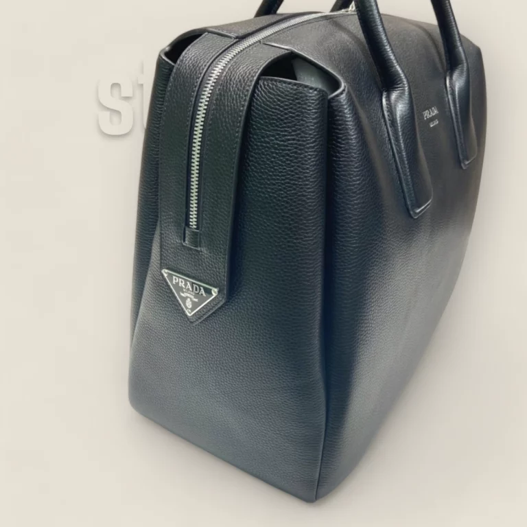 超級複製高仿普拉達Prada手提旅行袋2VC035黑色款 - 免檢優質版 2VC035-2BBE-F0002
