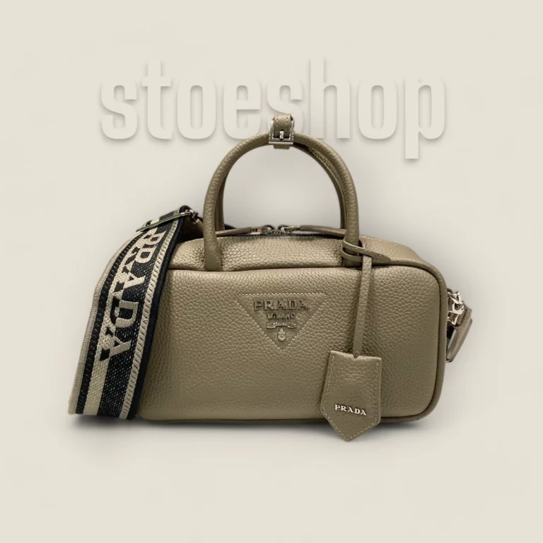 一比一高仿普拉達Prada手提包大象灰，時尚必備精品1BB102-2DKV-F03AN-V-3OO