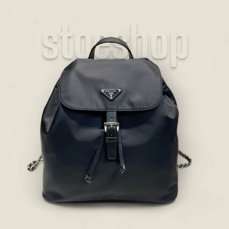 香港高仿普拉達Prada中古背包 | 黑色大號，品質卓越 | 1BZ830