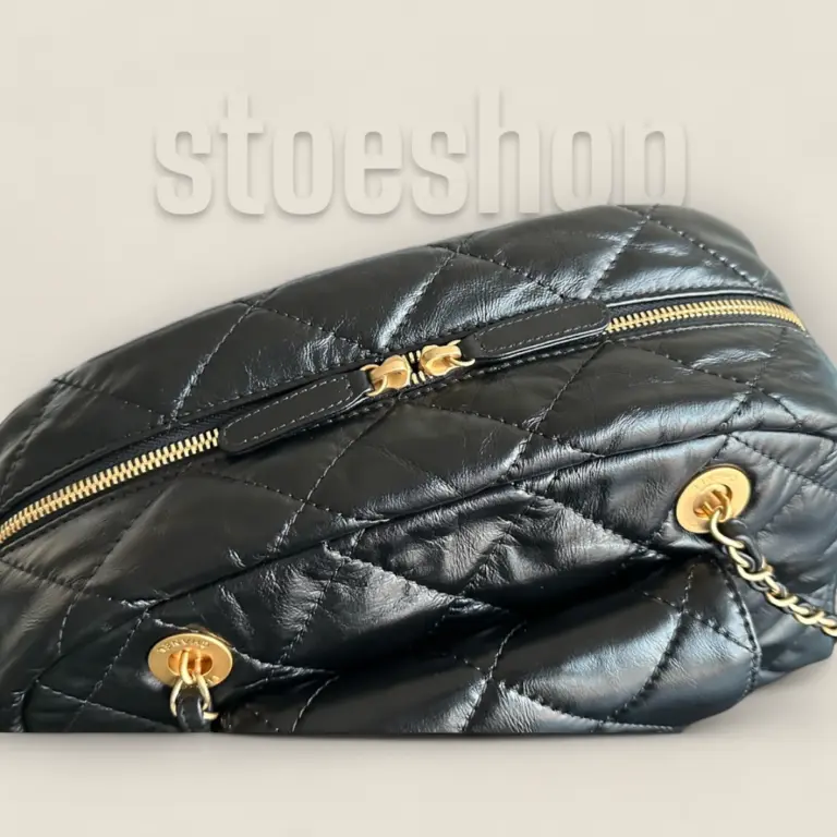 頂級精仿Chanel 24A Bowling Bag保齡球包——法國Montebello胎牛皮與復古砂金完美結合的時尚之選 頂級精仿Chanel