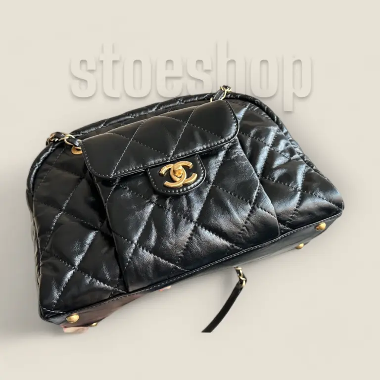 頂級精仿Chanel 24A Bowling Bag保齡球包——法國Montebello胎牛皮與復古砂金完美結合的時尚之選 頂級精仿Chanel