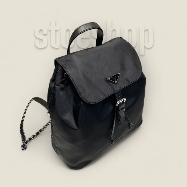 香港高仿普拉達Prada中古背包 | 黑色大號，品質卓越 | 1BZ830