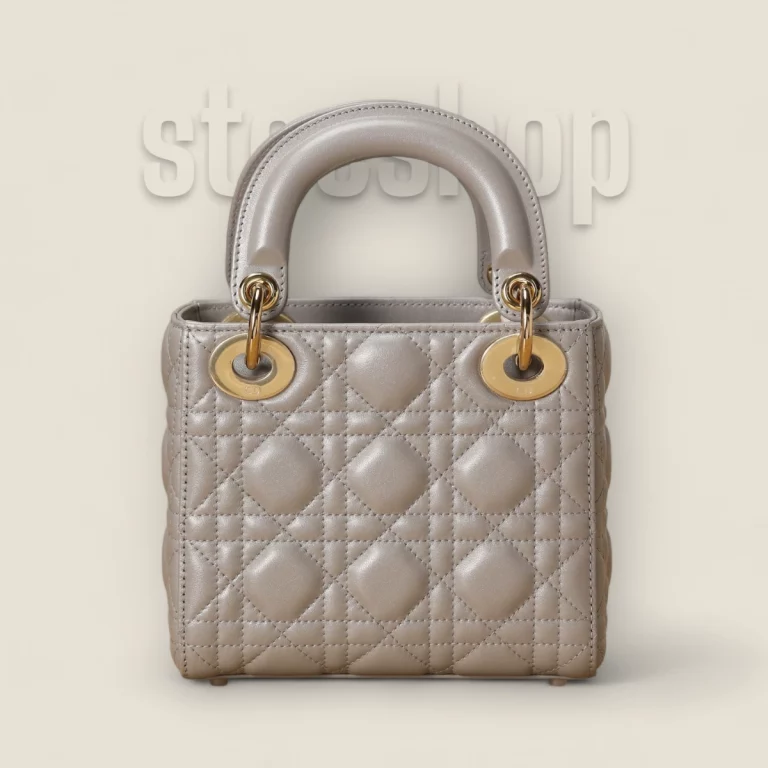 臺灣高仿迪奧 Lady系列乳灰色小羊皮迷你包 - 精品 貨號: M0505OADU-M11G 19 臺灣高仿迪奧 Lady系列乳灰色小羊皮迷你包 - 精品 貨號: M0505OADU-M11G