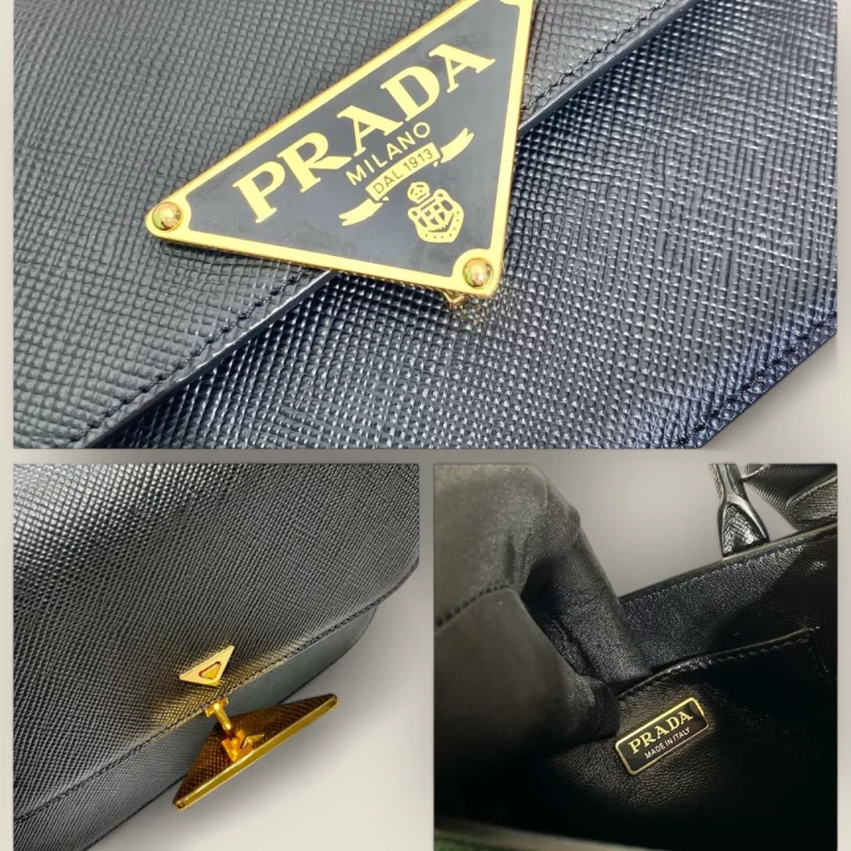 臺灣原單高仿普拉達Prada單肩包黑色 - 精品時尚購物