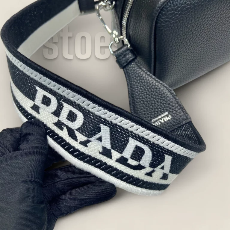 臺灣頂級高仿普拉達Prada手提包1BB102黑色 - 精品時尚必備 1BB102-2DKV-F0002-V