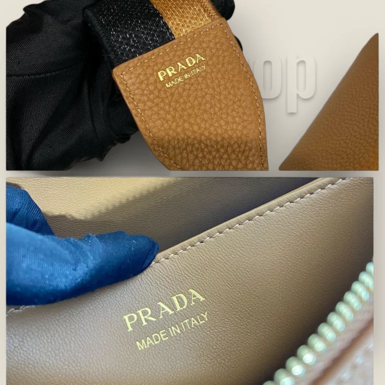 頂級複製高仿普拉達Prada單肩包 | 三層設計1BH194棕色 1BH194-2DKV-F03CW-V-3OO