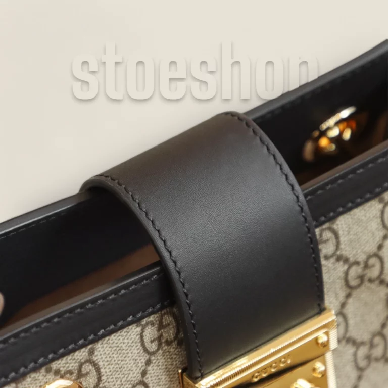 高仿古馳手提包:Padlock系列牛仔黑小號頂級版貨號:498156-KHNKG-9769 28 高仿古馳手提包:Padlock系列牛仔黑小號頂級版貨號:498156-KHNKG-9769