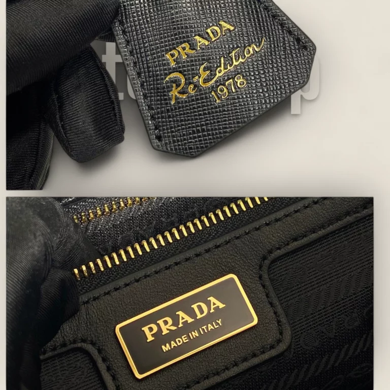 頂級複製高仿普拉達Prada ReEdition系列手提袋 - 大號黑色1BB115-R064-F0002 17 頂級複製高仿普拉達Prada ReEdition系列手提袋 - 大號黑色1BB115-R064-F0002