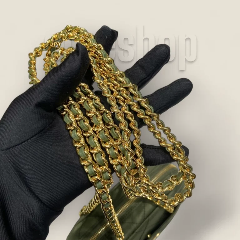 頂級高仿普拉達Prada軍綠色單肩包 - 優質免檢中古包1BD632