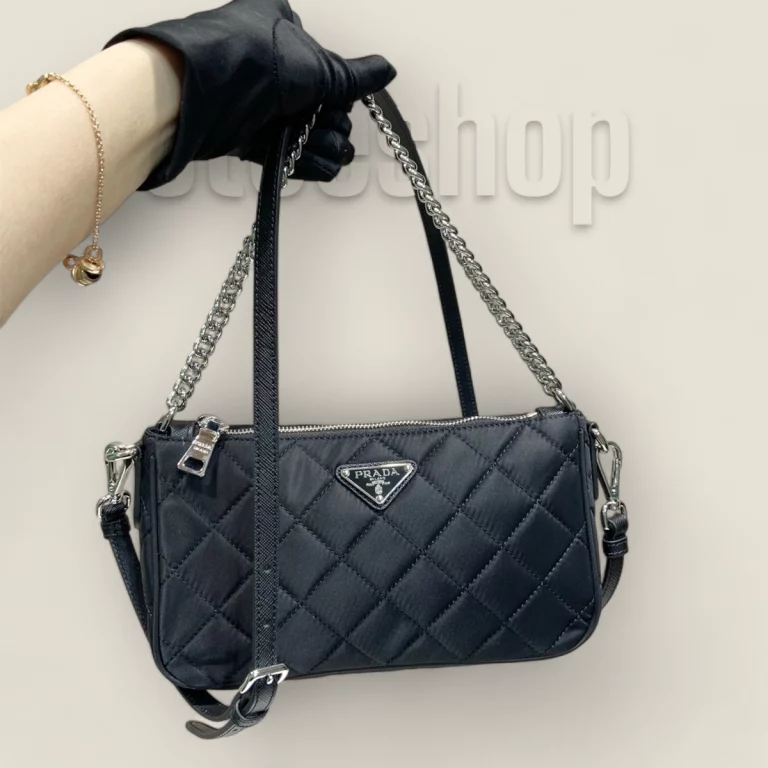 頂級原單高仿普拉達Prada Re-Edition系列麻將包 1BH026 - 高品質選擇 貨號: 1BH026-2AS3-F0002