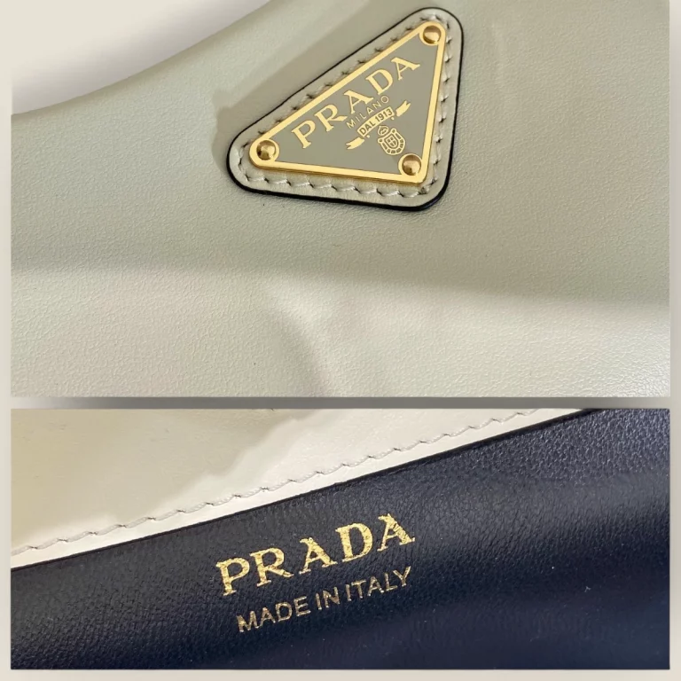 代購高仿普拉達Prada餃子包白色 - 時尚奢華包包推薦 貨號: 1BA421-2AIX-FOPG7