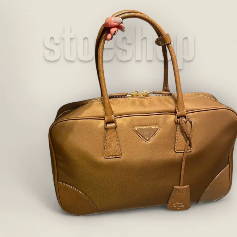 超級複製高仿普拉達Prada ReEdition系列手提袋 - 大號木色複刻版 - 貨號: 1BB114-R064-F0594-V-OOO 23 超級複製高仿普拉達Prada ReEdition系列手提袋 - 大號木色複刻版 - 貨號: 1BB114-R064-F0594-V-OOO