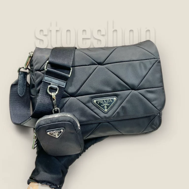 臺灣高仿普拉達Prada Re-Edition系列郵差包1BD290 - 品質保證 1BD290-2DJN-F0002-V-O1O