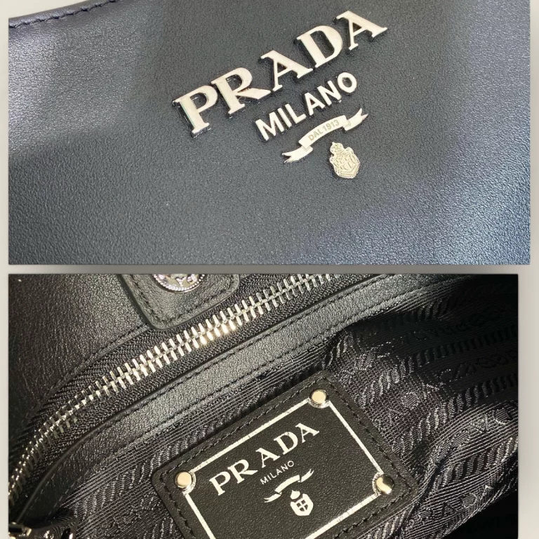 頂級複製高仿普拉達Prada Tote系列黑色複刻版 - 時尚潮流包包推薦 - 貨號: 1BA638