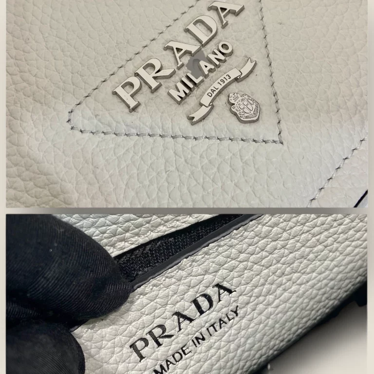 臺灣精品高仿普拉達Prada白色斜跨單肩包1BD332 | 時尚精品包包推薦 - 貨號: 1BD332-2DKV-F0009-V-3OO