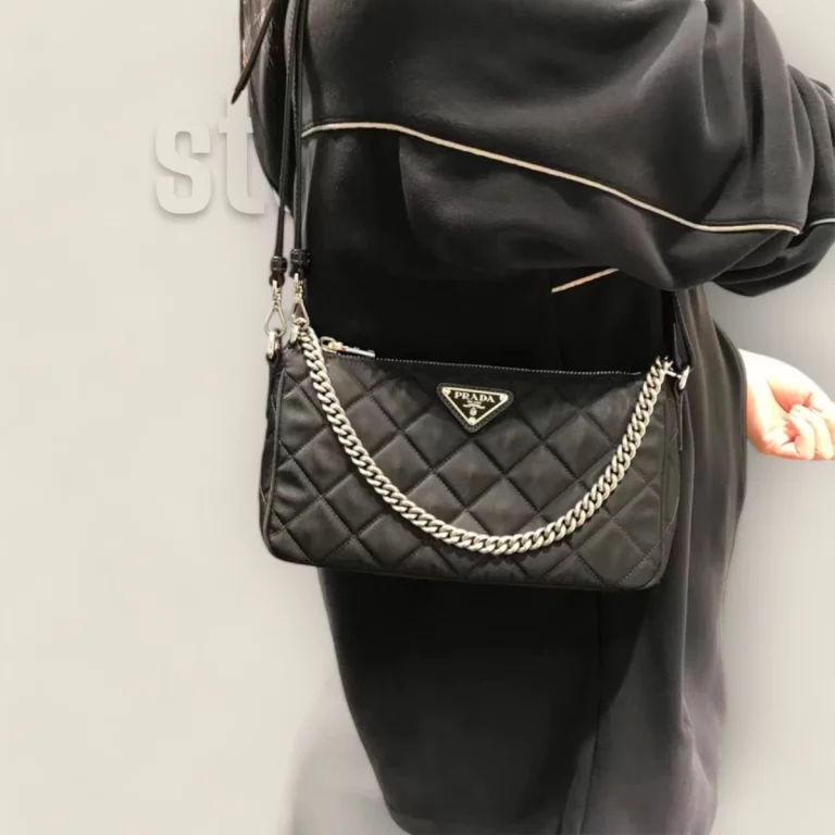 頂級原單高仿普拉達Prada Re-Edition系列麻將包 1BH026 - 高品質選擇 貨號: 1BH026-2AS3-F0002