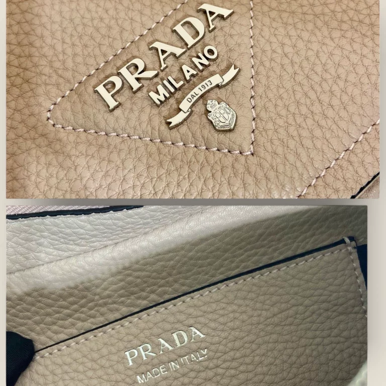 臺灣高仿普拉達Prada斜跨單肩包1BD332沙色 - 時尚潮流必備 貨號: 1BD332-2DKV-F02YP-V-3OO