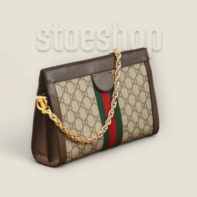 臺灣高仿古馳 Ophidia系列棕色皮革經典款頂級版 - 最高品質的奢華手袋貨號:503877-K05NG-8745