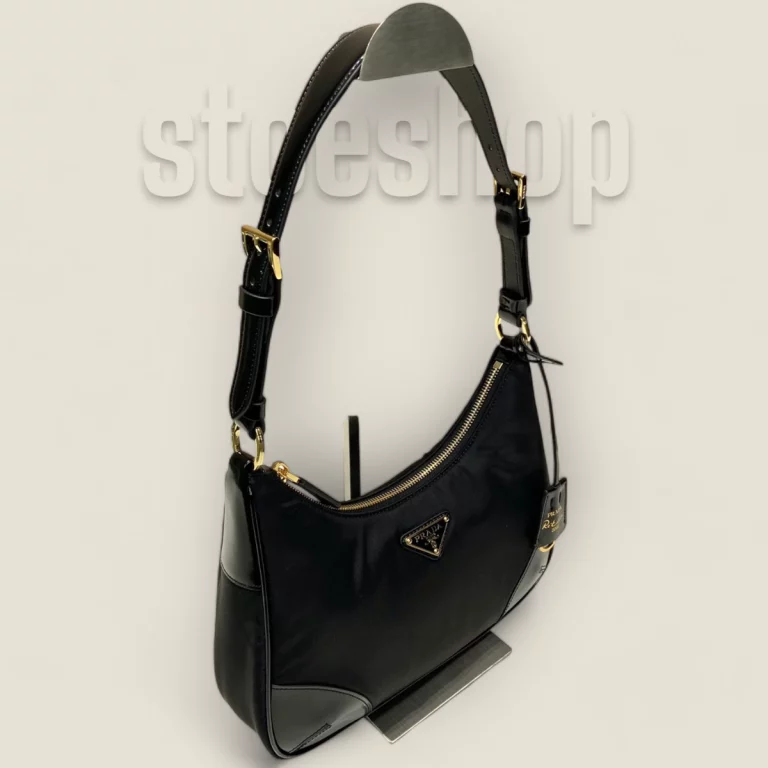 超級複製高仿普拉達Prada Re-Edition 1BC214腋下包 - 1BC214-R789-F0002