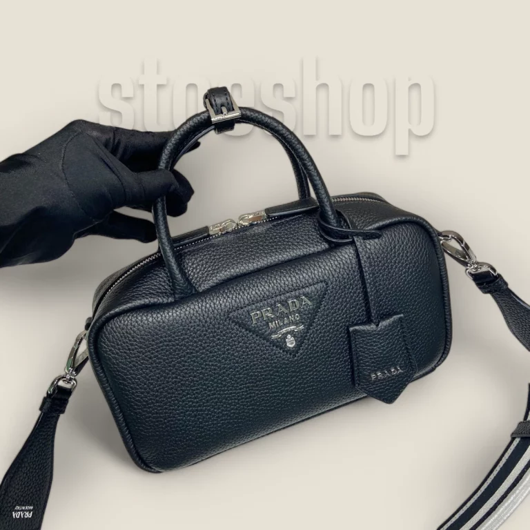 臺灣頂級高仿普拉達Prada手提包1BB102黑色 - 精品時尚必備 1BB102-2DKV-F0002-V