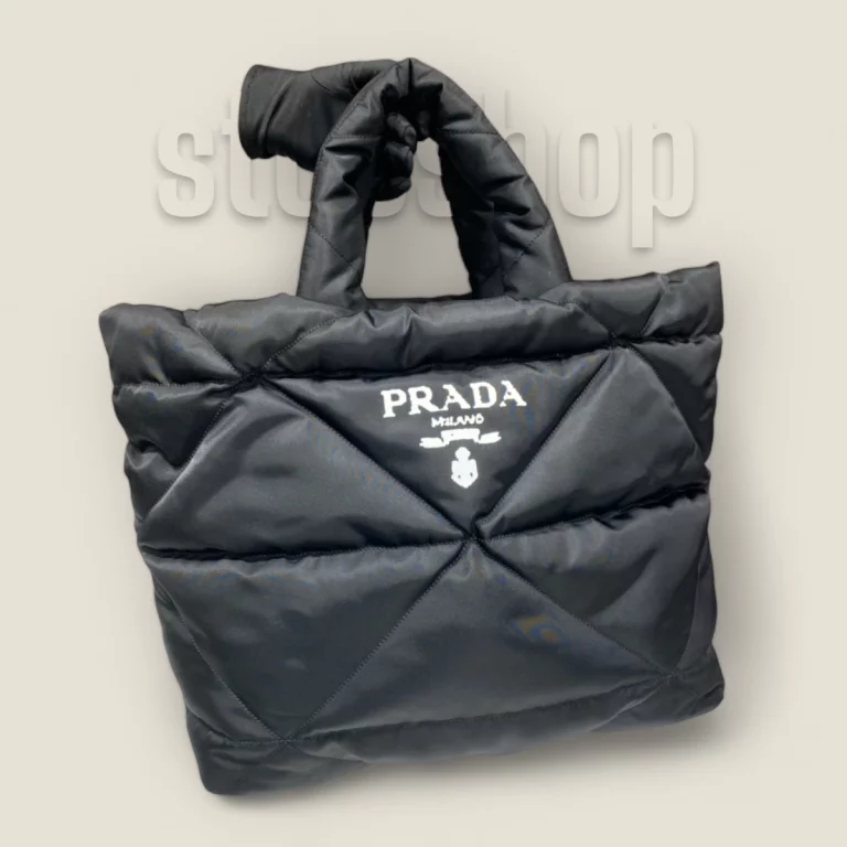 臺灣精品高仿普拉達Prada手提托特包黑色 - 時尚奢侈品推薦 2VG082-2DXR-F0002-V-OOO