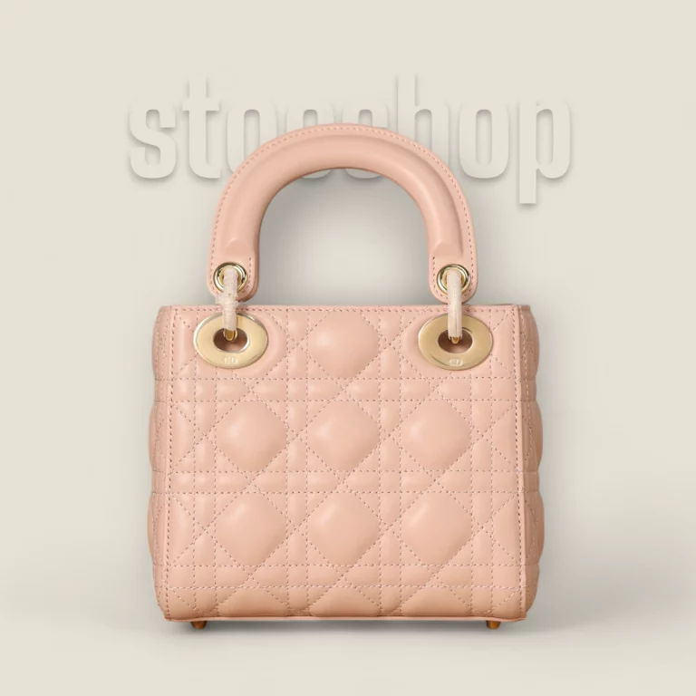 原單高仿迪奧 Lady系列小羊皮Mini胭脂粉包，時尚精品 M0505ONGE-M413