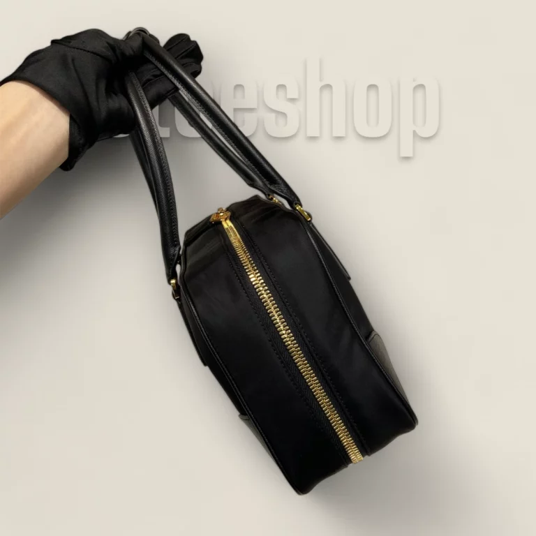 頂級複製高仿普拉達Prada ReEdition系列手提袋 - 大號黑色1BB115-R064-F0002 13 頂級複製高仿普拉達Prada ReEdition系列手提袋 - 大號黑色1BB115-R064-F0002