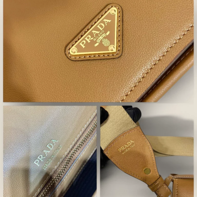 超級複製高仿普拉達Prada單肩包系列卡其色 - 精品時尚配飾 1BD372 35 超級複製高仿普拉達Prada單肩包系列卡其色 - 精品時尚配飾 1BD372